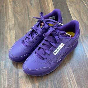 Reebok Classic Purple Sneakers